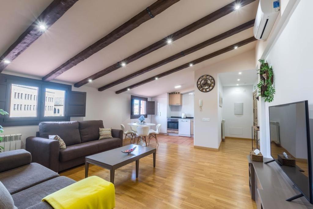 Palacio Descalzos -Atico 3B- Parking Incluido Tudela Kültér fotó